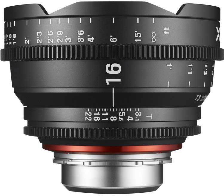 Samyang XEEN 16mm T2.6 Cine - Nikon F