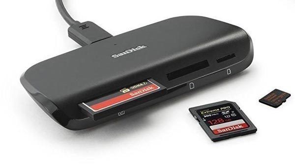 Sandisk USB 3.1 ImageMate PRO Reader (SD, CF, microSD)
