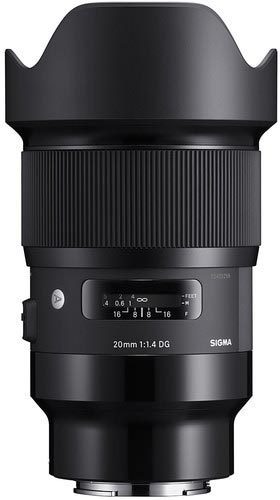 Sigma 20mm f/1.4 DG HSM Art (Sony E) -objektiivi