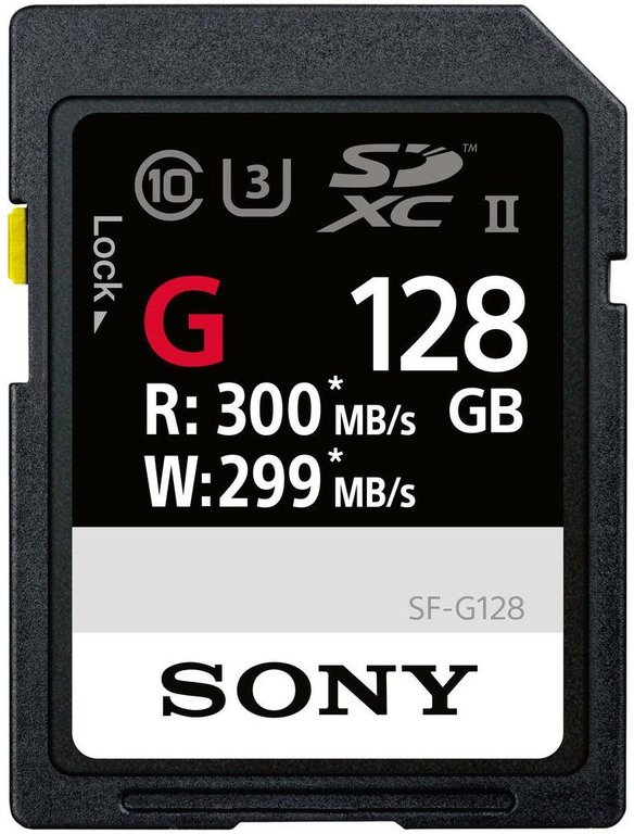 Sony SDXC 128GB SF-G Series UHS-II Muistikortti