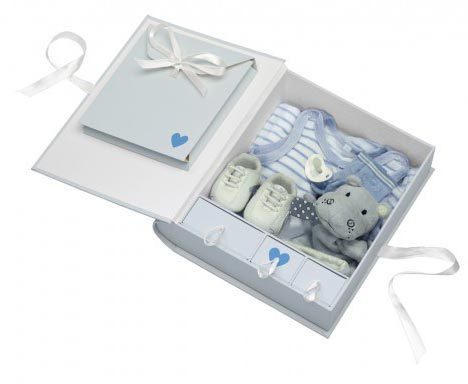 Walther Baby Animal laatikko kuville ja muistoille - Sininen
