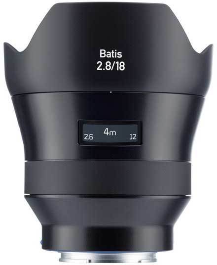 Zeiss Batis 18mm f/2.8 (Sony E/FE) -objektiivi