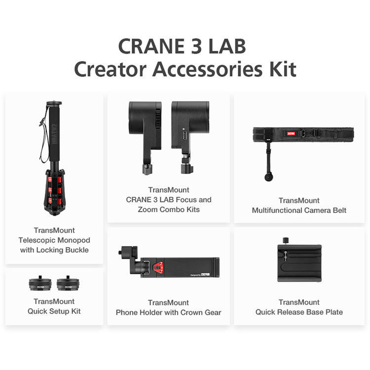 Zhiyun Creator Accessories Kit varustesetti (Crane 3 Lab)
