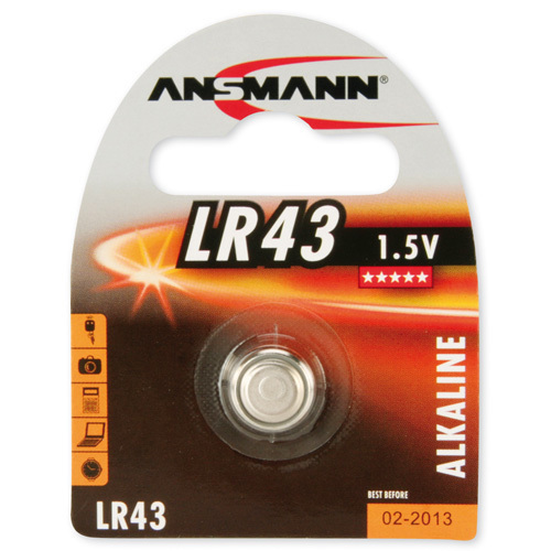 Ansmann LR43 1.5V nappiparisto