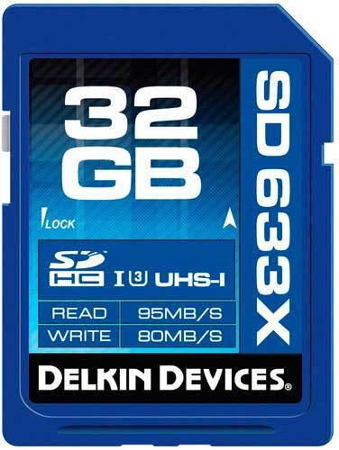 Delkin Elite 32GB SDHC (633x) UHS-I (Class 10 / U3) muistikortti
