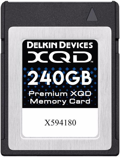 Delkin XQD 240GB (2933X - R440/W400) muistikortti