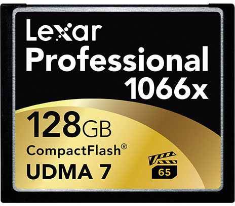 Lexar 128GB Professional 1066x CF (UDMA 7) -muistikortti