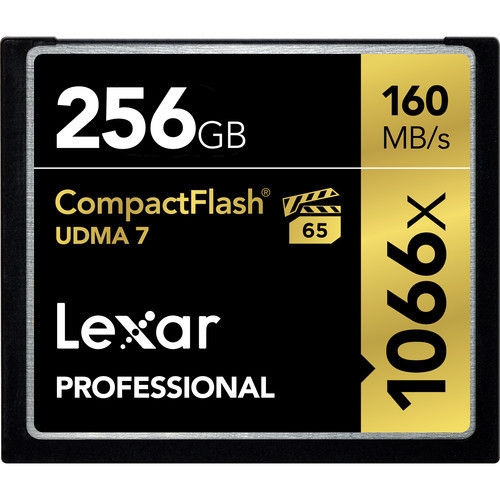 Lexar 256GB Professional 1066x CF (UDMA 7) -muistikortti