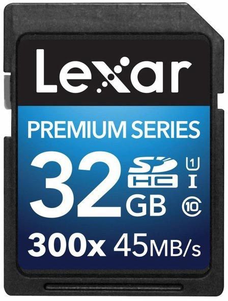 Lexar Premium II 32GB SDHC UHS-I (300x, 45Mb/s)