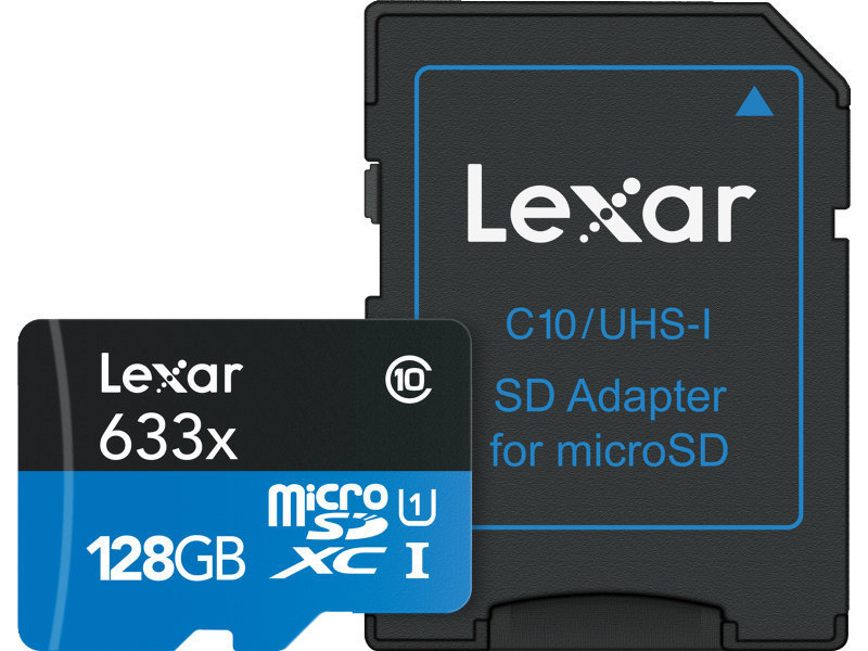 Lexar High-Performance 128GB microSDXC UHS-I (633x)