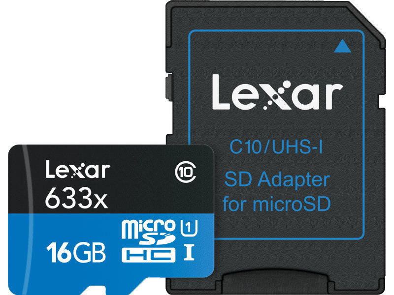 Lexar High-Performance 16GB microSDHC UHS-I (633x)