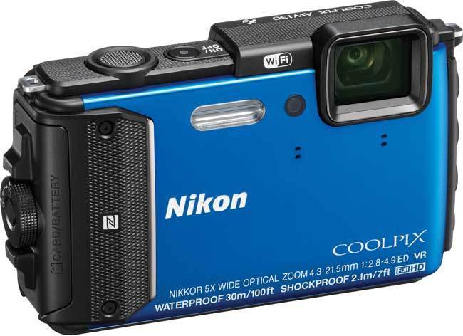 Nikon Coolpix AW130 - Sininen