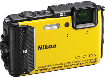 Nikon Coolpix AW130 - Keltainen