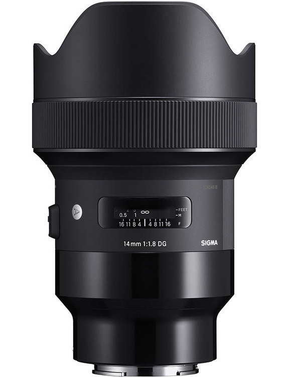 Sigma 14mm f/1.8 DG HSM Art (Sony FE) -objektiivi