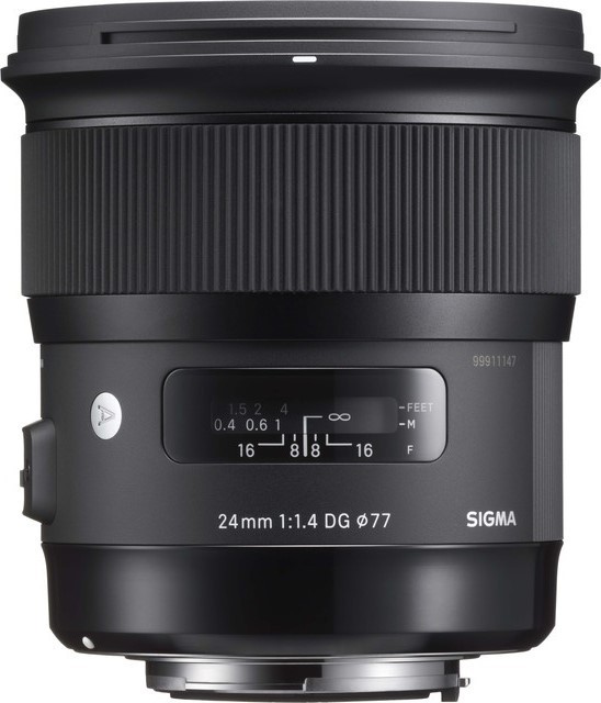 Sigma 24mm f/1.4 DG HSM Art (Nikon) -objektiivi