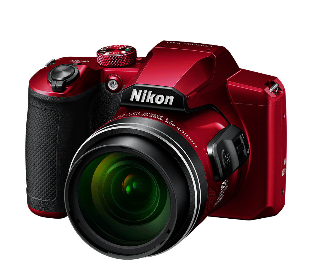 Nikon Coolpix B600 superzoomkamera - Punainen