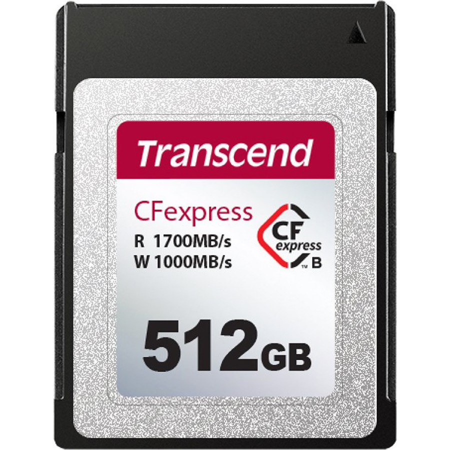 Transcend CFexpress 512GB  Type B (Write: 1000mb/s, Read: 1700mb/s) muistikortti