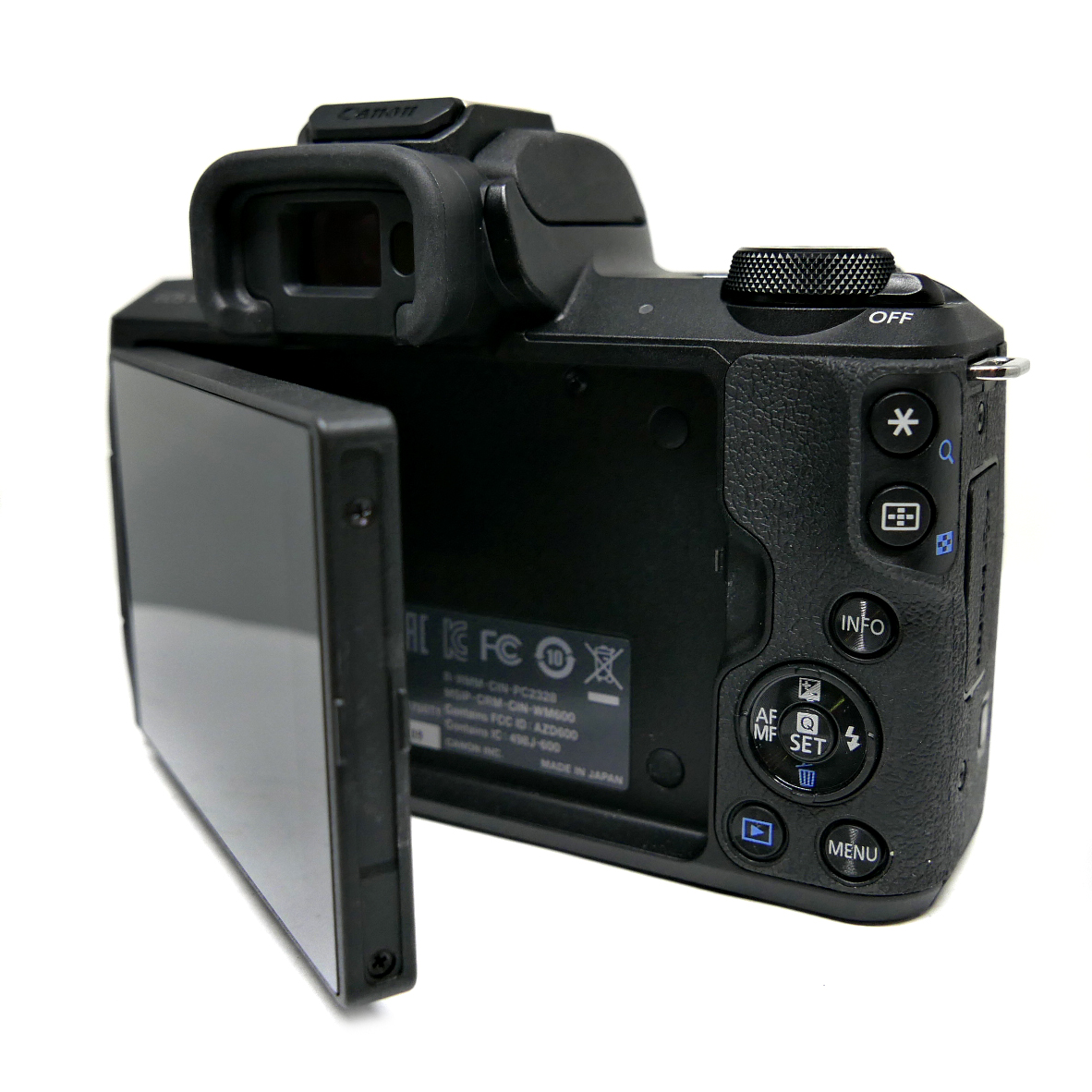 (Myyty) Canon EOS M50 + 15-45mm (käytetty) (takuu 7/2022 asti)