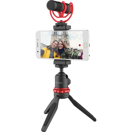 Boya BY-VG350 Video Kit -kuvaussetti videovalolla (3,5mm)