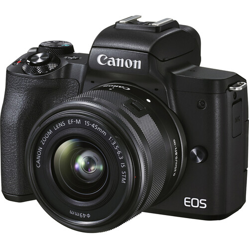 Canon EOS M50 Mark II + EF-M 15-45mm IS STM Kit - Musta