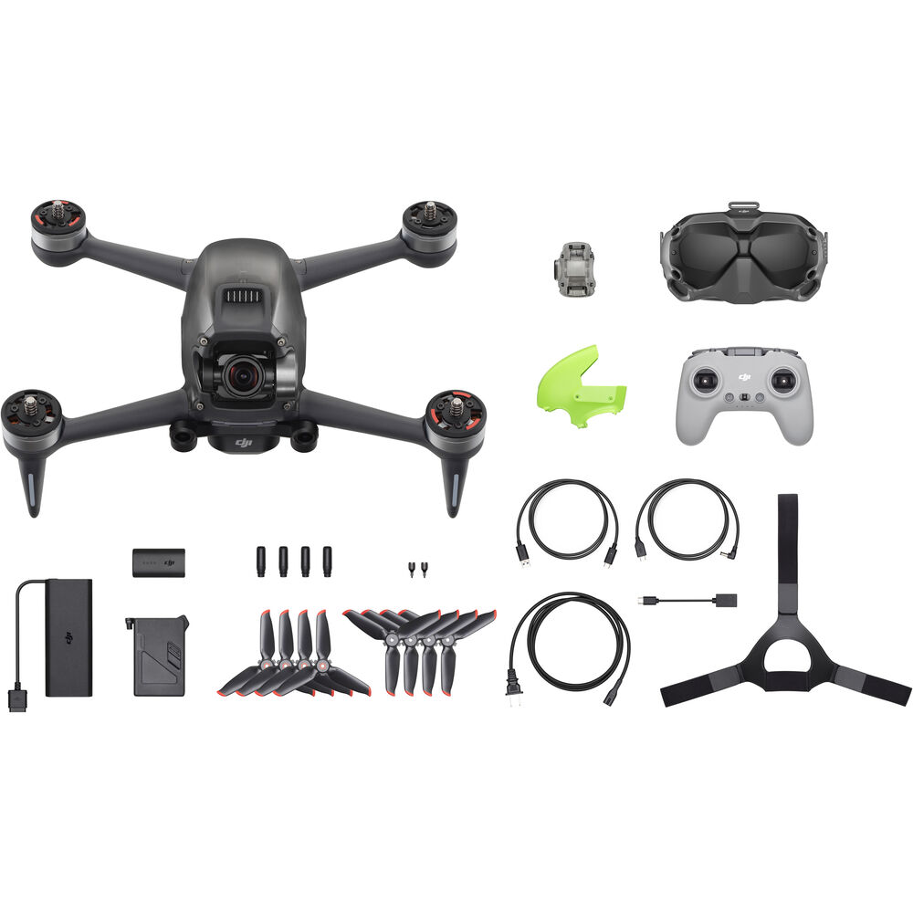 DJI FPV Combo -drone lisävarusteilla