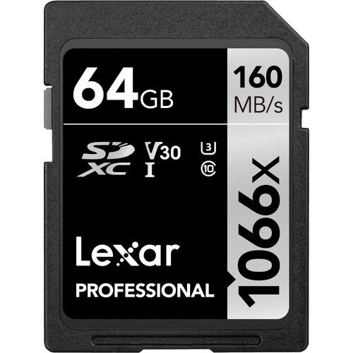 Lexar Professional 64GB SDXC UHS-I (1066x, 160Mb/s) -muistikortti