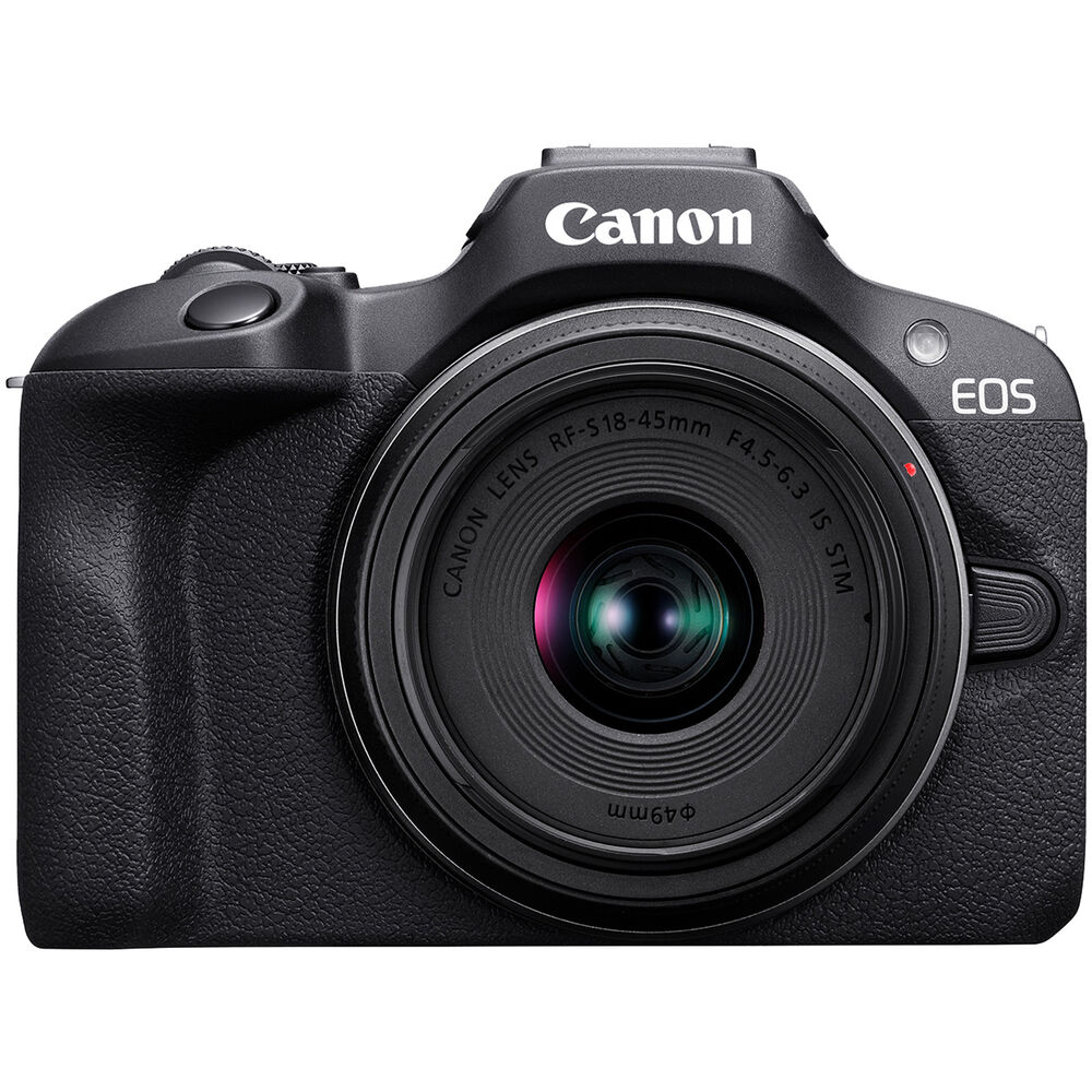 Canon EOS R100 + RF-S 18-45mm järjestelmäkamera kit
