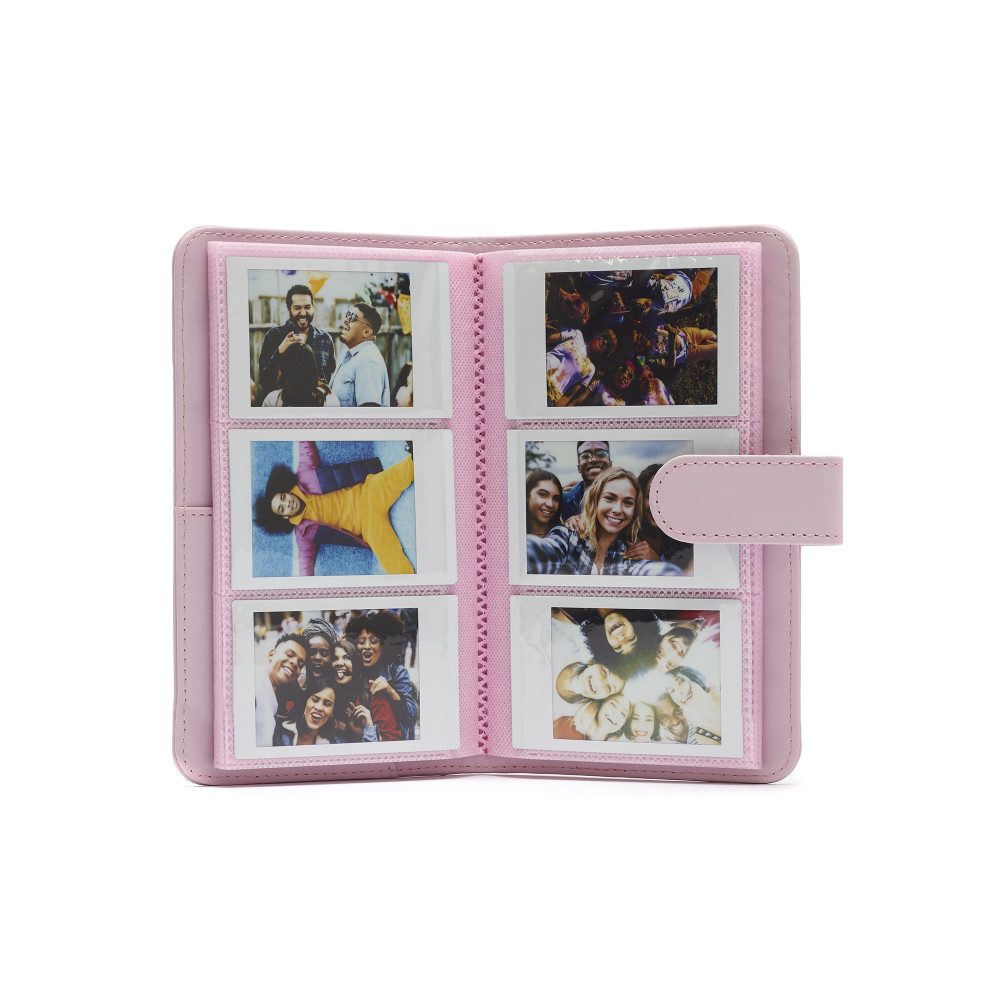 FujiFilm Instax Mini Blossom Pink -albumi, 108 kuvalle - Vaaleanpunainen