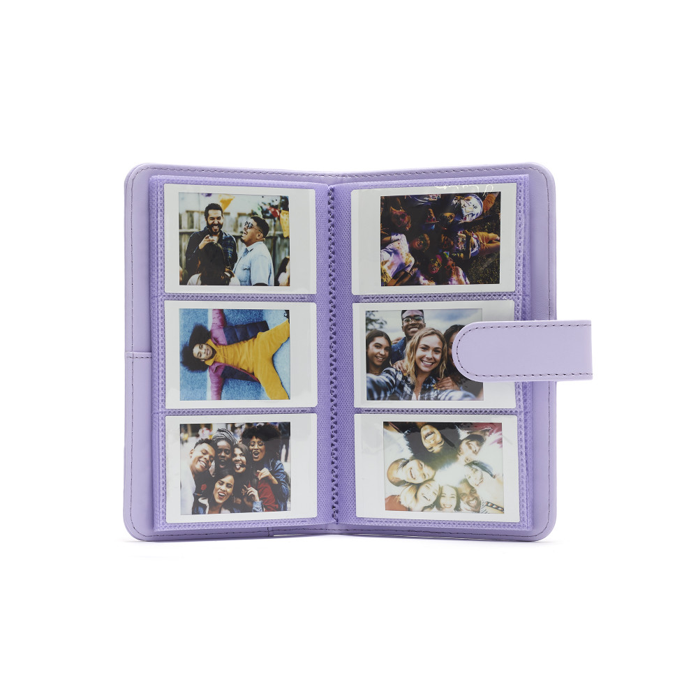 FujiFilm Instax Mini Lilac Purple -albumi, 108 kuvalle - Lila