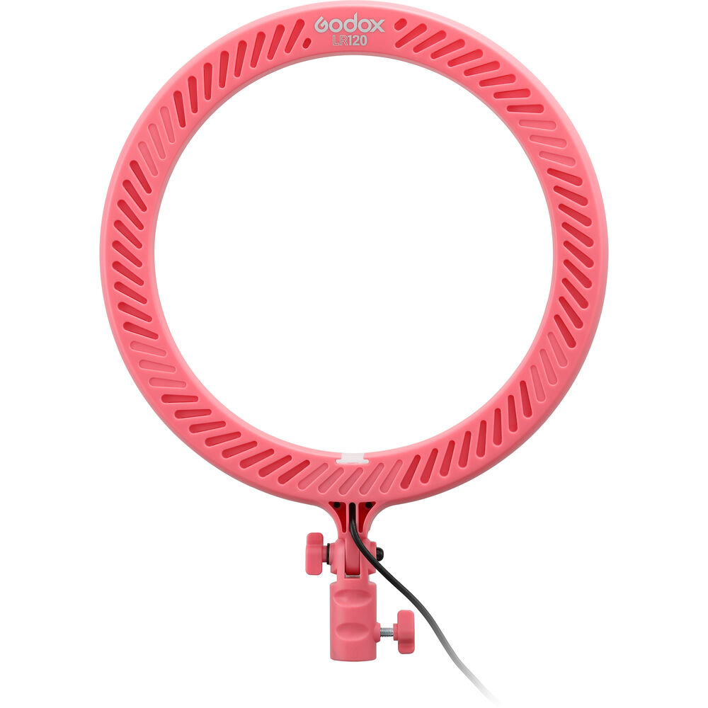 Godox LR120 Bi-Color LED Ring Light rengasvalo - Pinkki