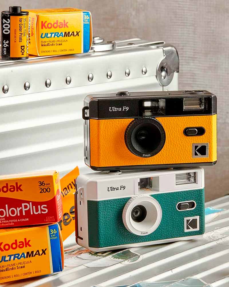 Kodak Ultra F9 filmikamera -Vihreä