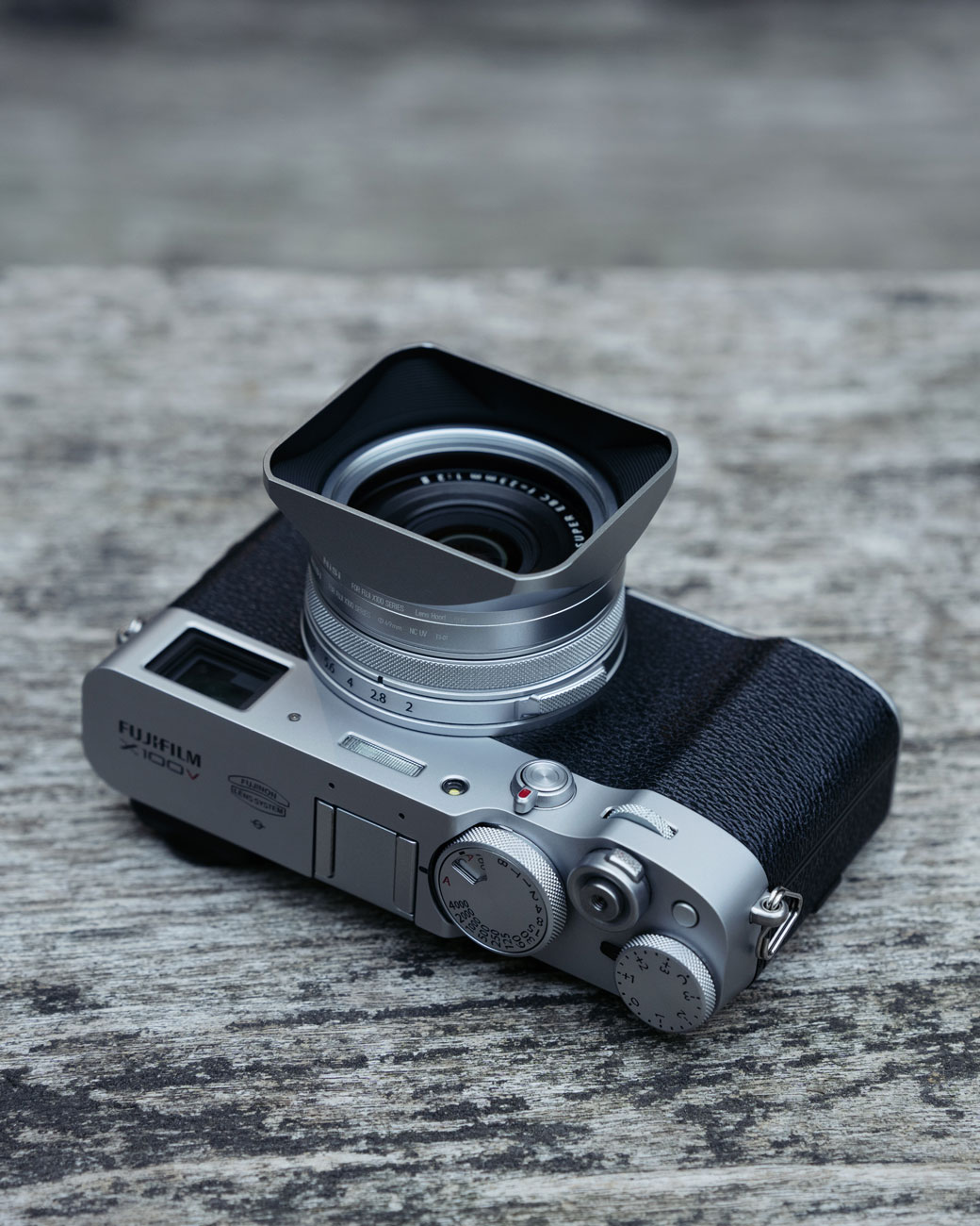 NiSi Lens Hood, UV-Filter & Cap for Fuji X100 Silver -vastavalosuoja kit