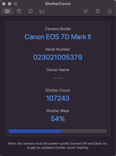 (Myyty) Canon EOS 7D Mark II runko (SC 107243) (käytetty)