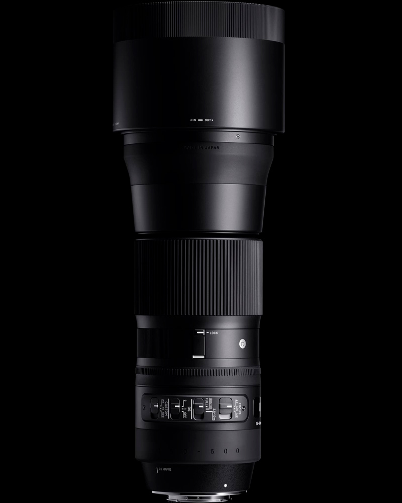 Sigma 150-600mm f/5-6.3 DG OS HSM Contemporary (Canon) -objektiivi + 150e vaihtohyvitys