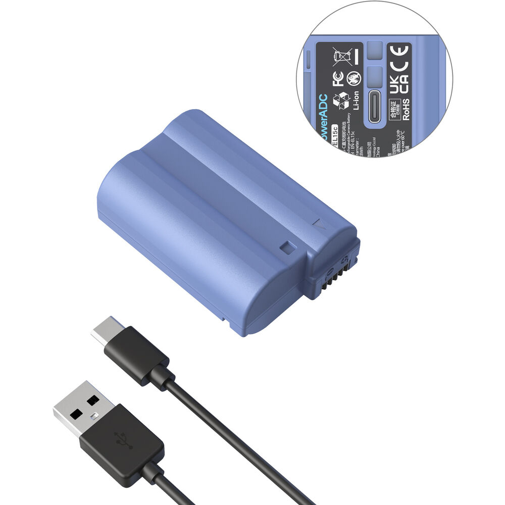 Smallrig 4332 Camera Battery USB-C Rechargable EN-EL15c