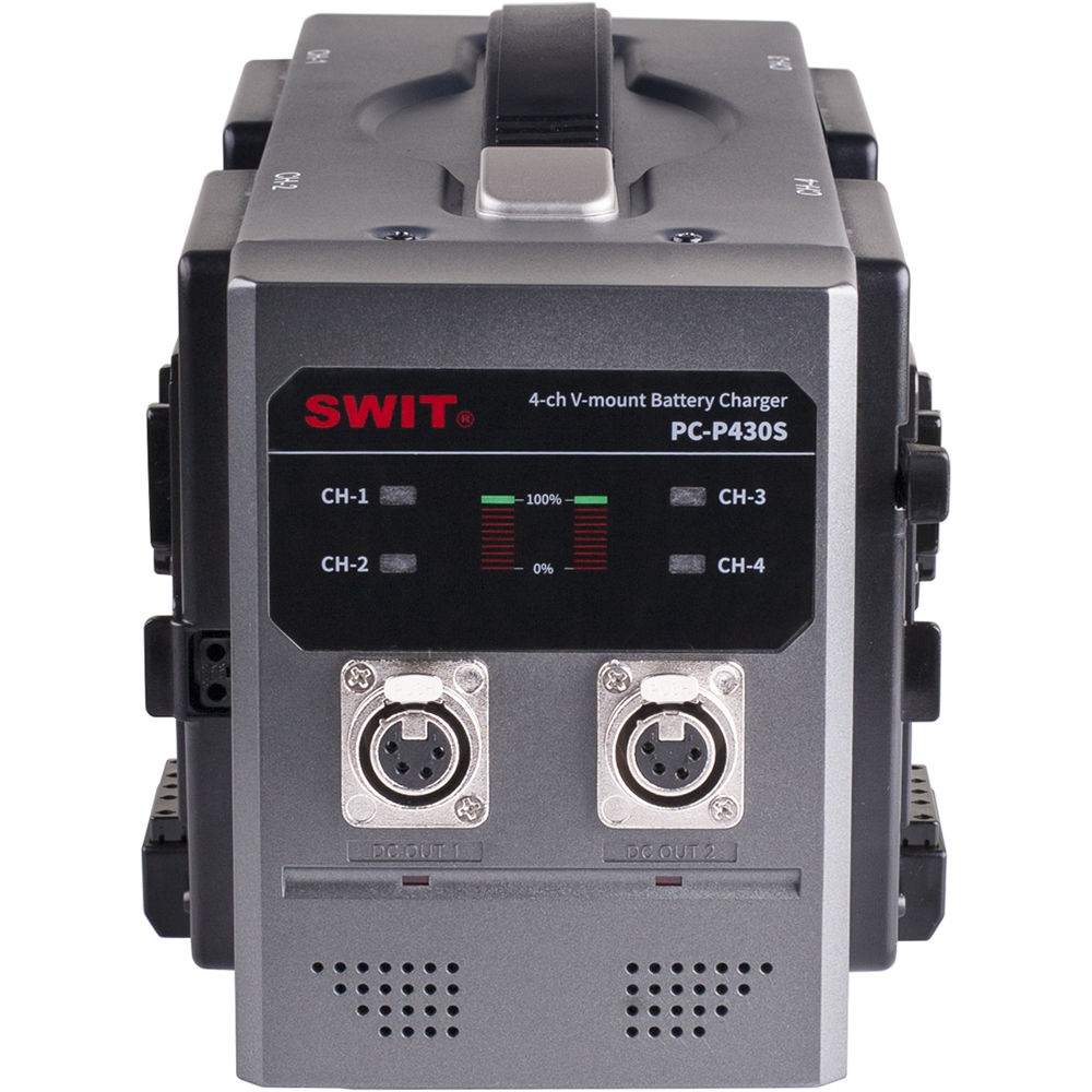 Swit PC-P430S 4ch Fast Charger V-lock -latauslaite