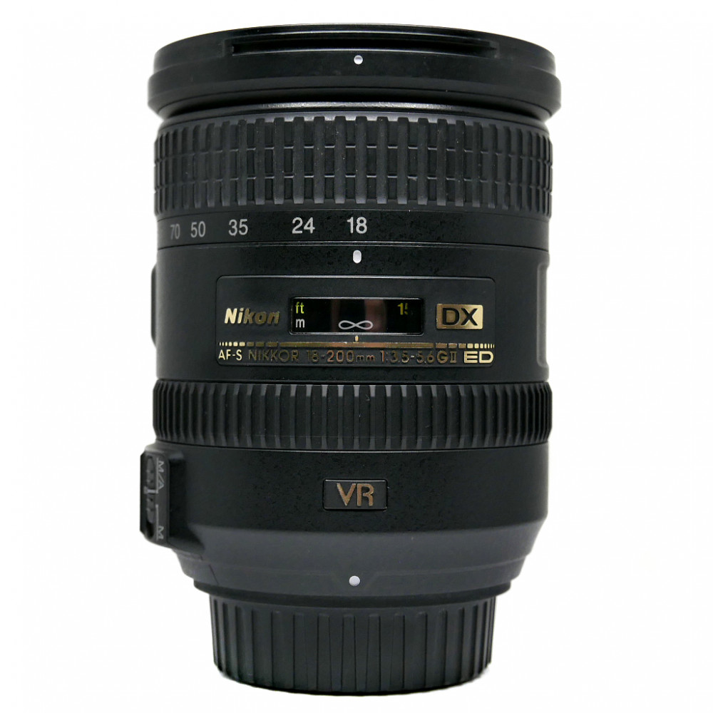 (myyty)Nikon AF-S Nikkor DX 18-200mm f/3.5-5.6G ED VR II (käytetty)