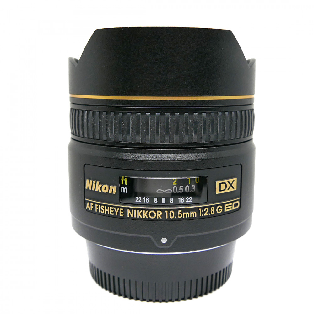 (Myyty) Nikon AF Nikkor 10.5mm f/2.8G DX ED (käytetty) sis. ALV