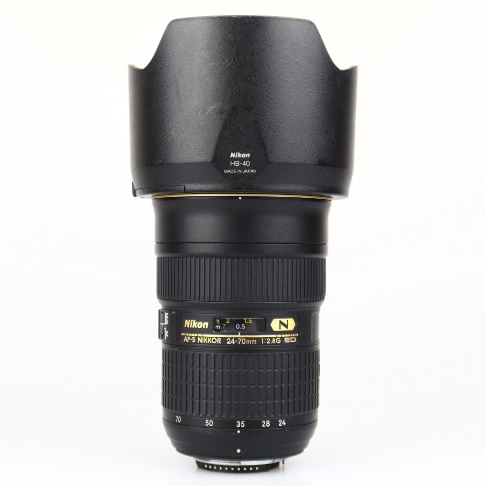 (Myyty) Nikon AF-S Nikkor 24-70mm f/2.8G ED (Käytetty) (sis ALV)