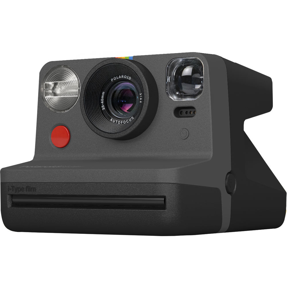 Polaroid Now E-box Black - pikakamera + 16 kpl filmi