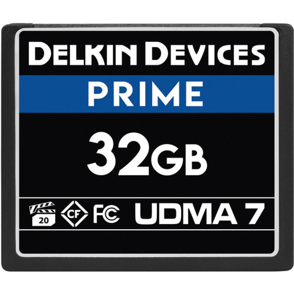 Delkin 32GB Prime CF 1050X (Write: 120MB/s)