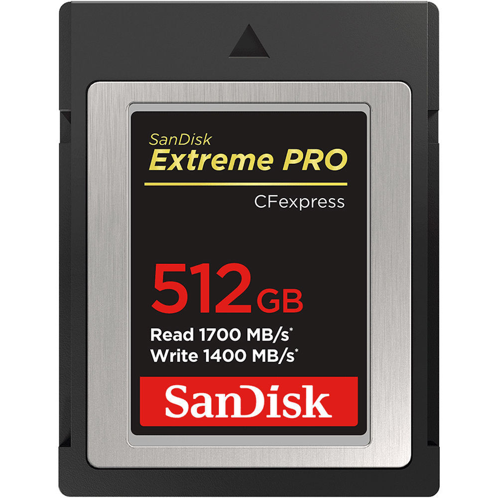 Sandisk Extreme Pro 512GB CFexpress 1700/1400 MB/s -muistikortti