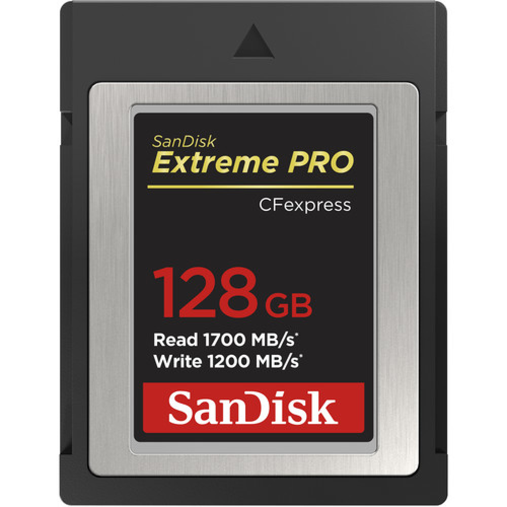 Sandisk Extreme Pro 128GB CFexpress (Write:1200mb/s, Read: 1700mb/s) muistikortti