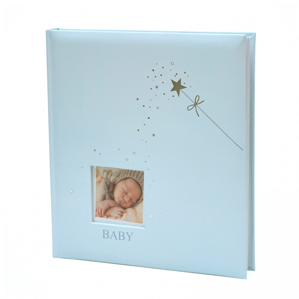 KPH Heisler Baby's Stars, 60 sivun valokuva-albumi vaaleansininen