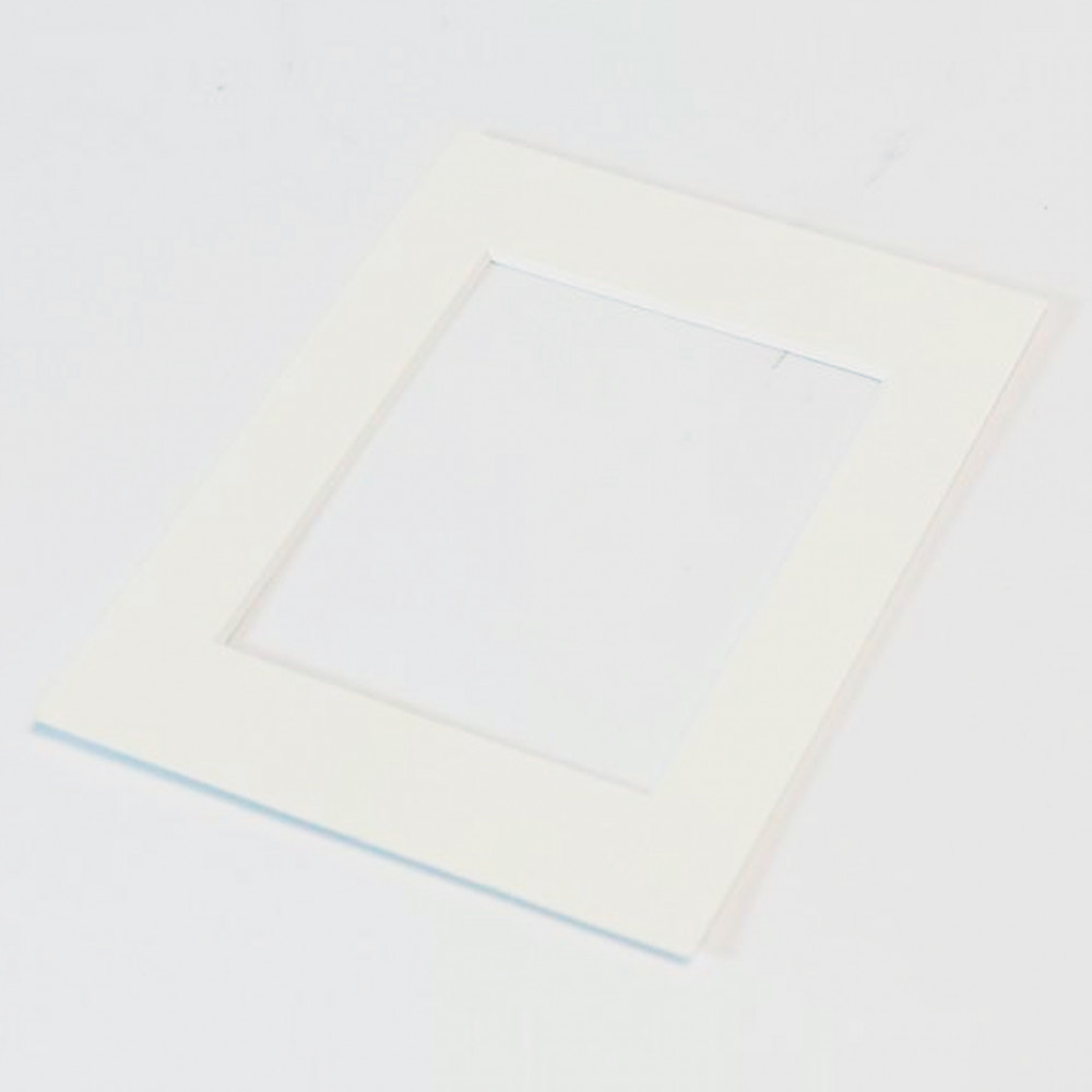 Focus Passepartout 40x50cm suorakaide paspatuuri - White