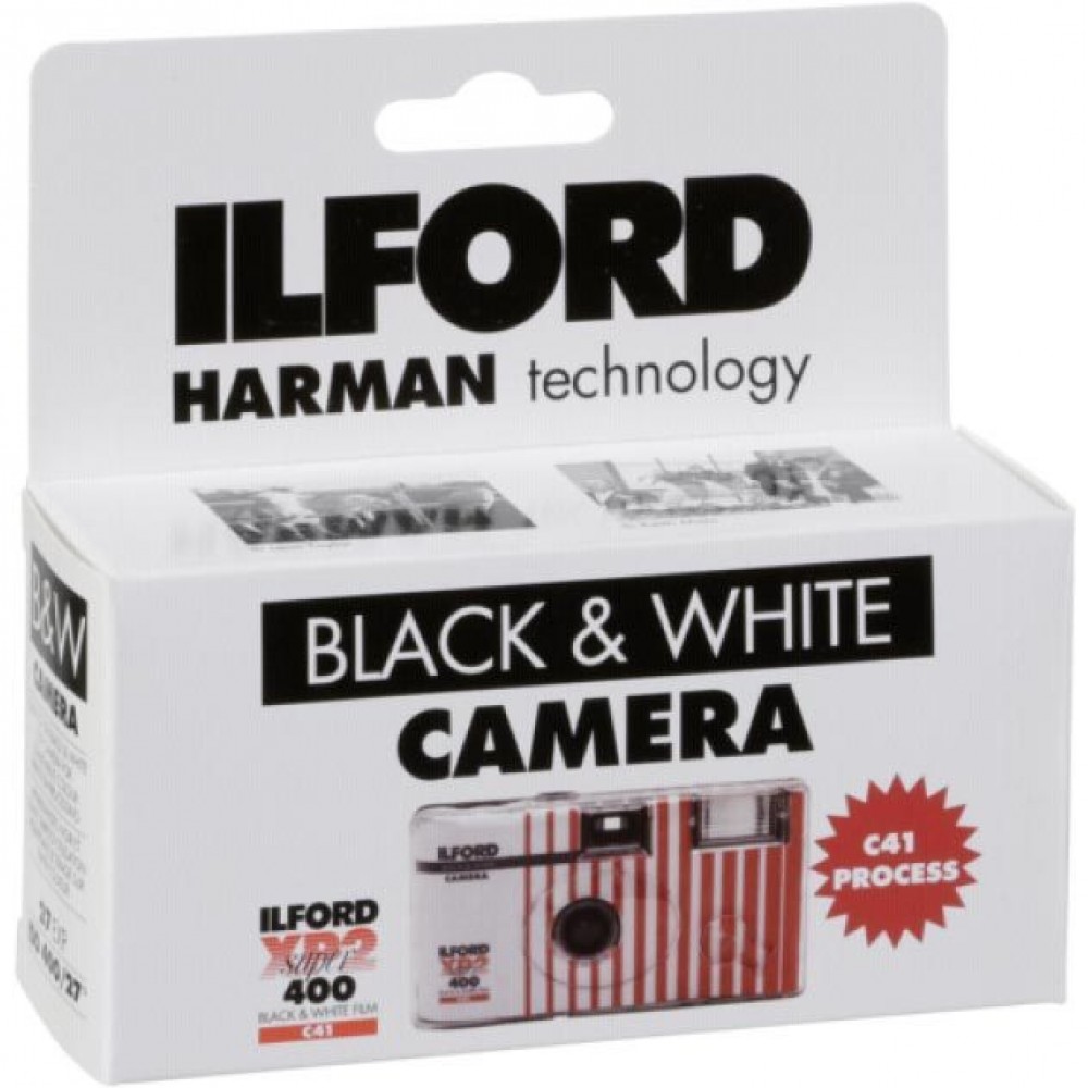 Ilford XP2 kertakäyttökamera 27 kuvan mustavalkoisella filmillä