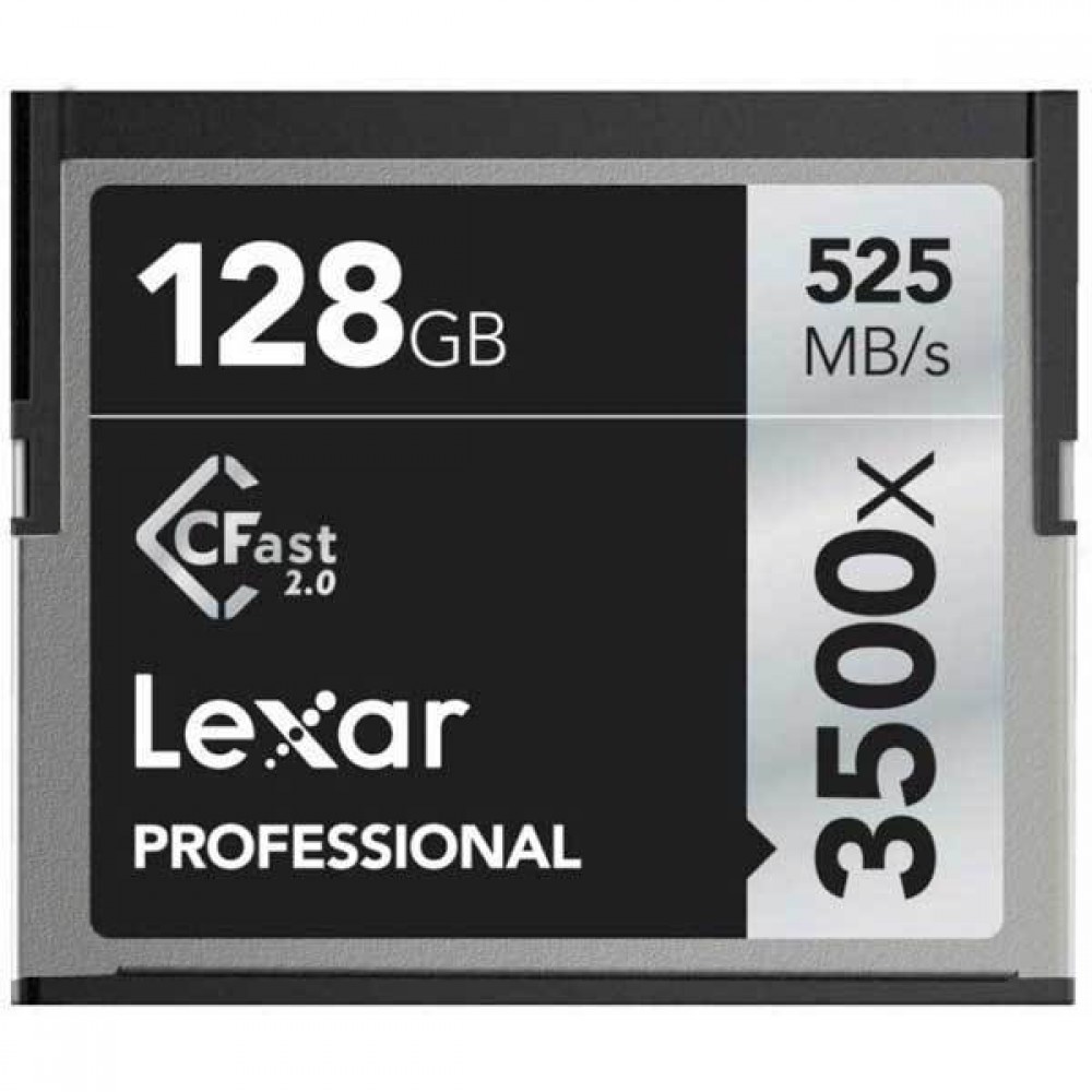 Lexar 128GB Professional 3500x CFast 2.0 (Write: 445MB/s)