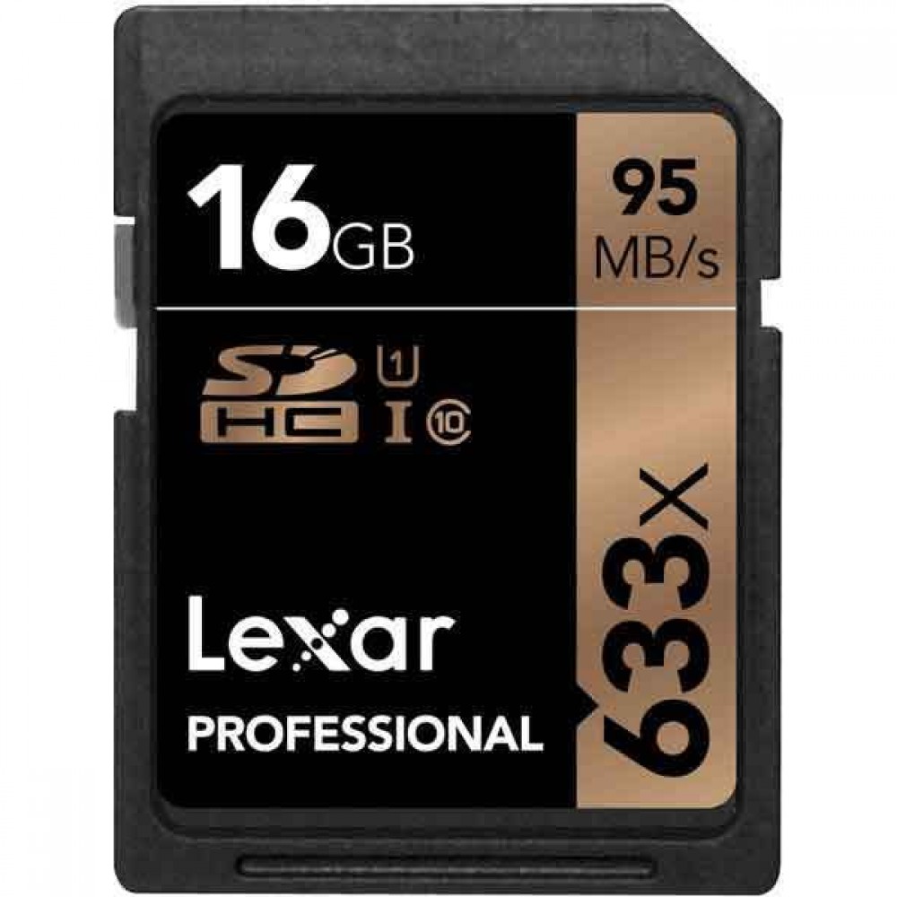 Lexar Professional 16GB SDHC UHS-I (633x, 95Mb/s)