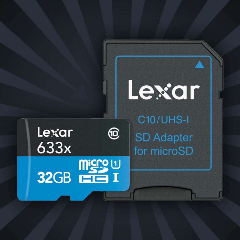 Lexar High-Performance 32GB microSDHC UHS-I (633x)