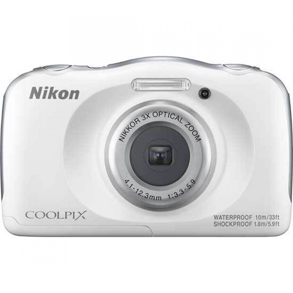 Nikon Coolpix W100 Veden ja iskun kestävä - Valkoinen
